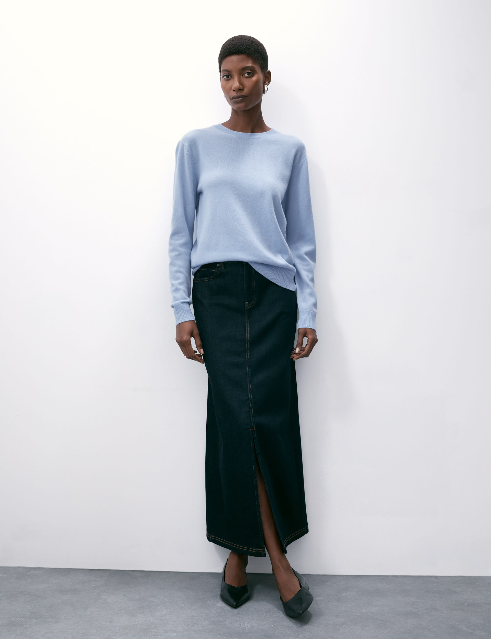 Pure Cashmere Crew Neck Jumper