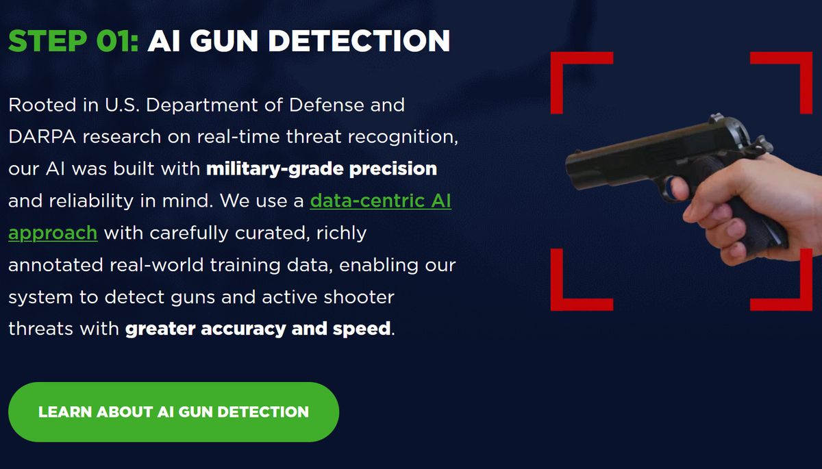 Omnilert&rsquo;s active shooter and gun detection system