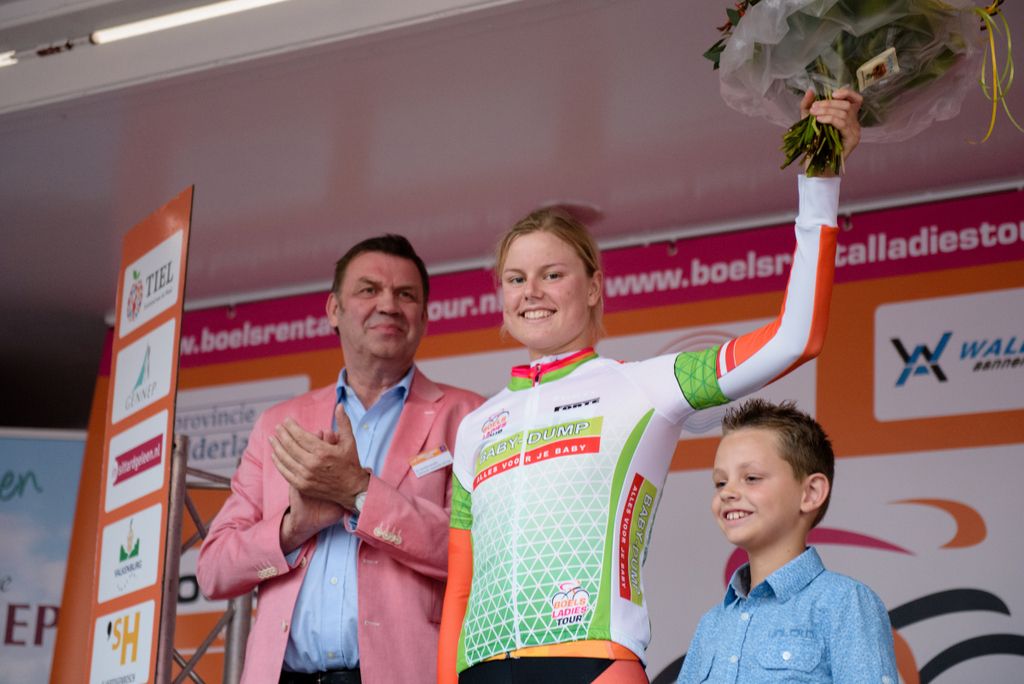 Amalie Dideriksen (Boels Dolmans) in the points jersey