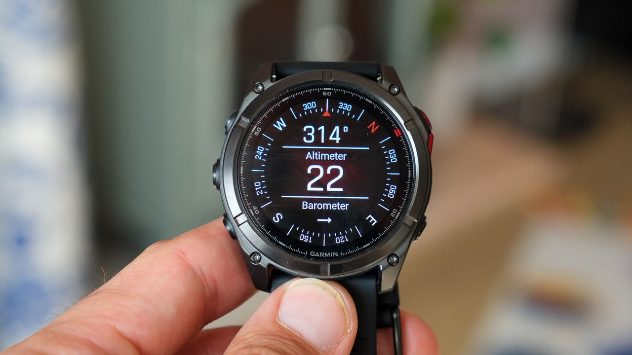 Garmin Fenix 8 Pro MicroLED in hand