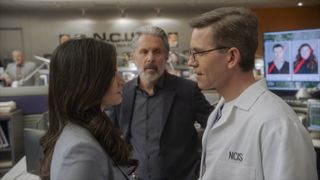 Katrina Law, Gary Cole and Brian Dietzen in NCIS