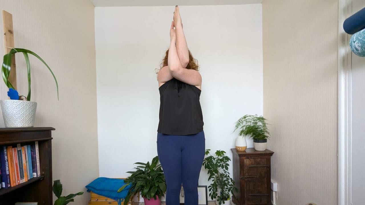 Garudasana arms