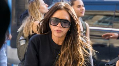 Victoria Beckham is seen on March 21, 2024 in Paris, France. 