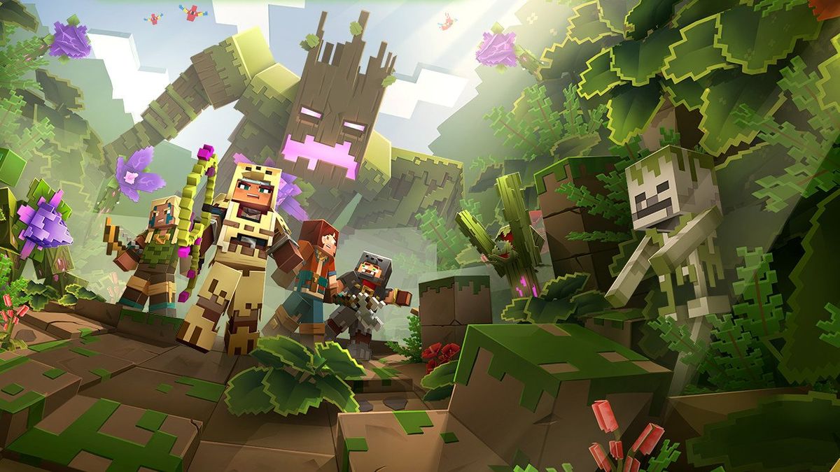 Minecraft Dungeons' first DLC, Jungle Awakens, planned for July