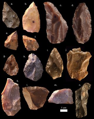 Researchers also found tools dating to the Middle Stone Age at the Morocco site.