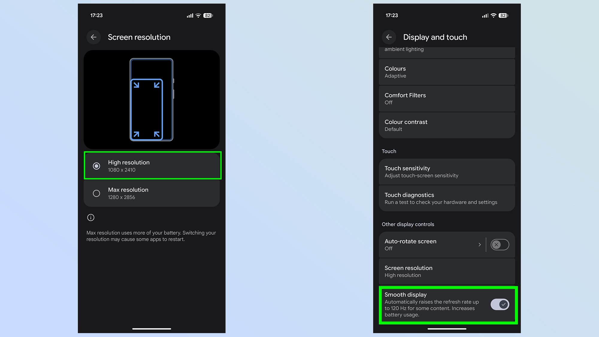 android hidden features for battery life
