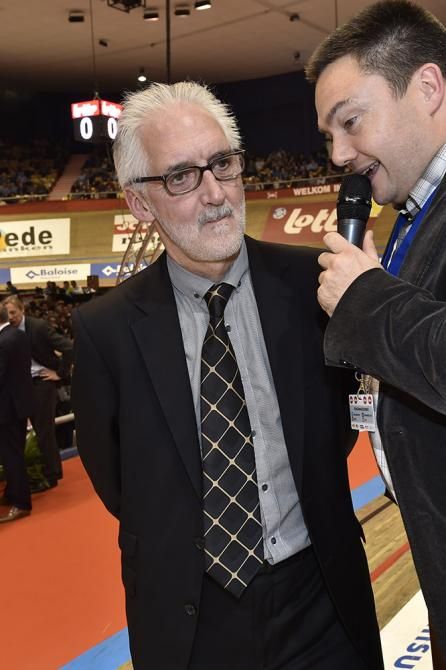 UCI President Brian Cookson attended the third day of racing