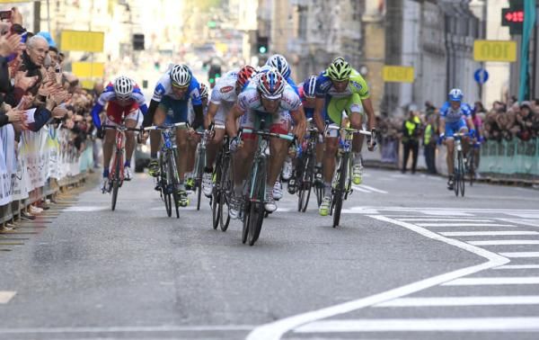 Fabio Felline (Androni Giocattoli -Venezuela) sprints for the line