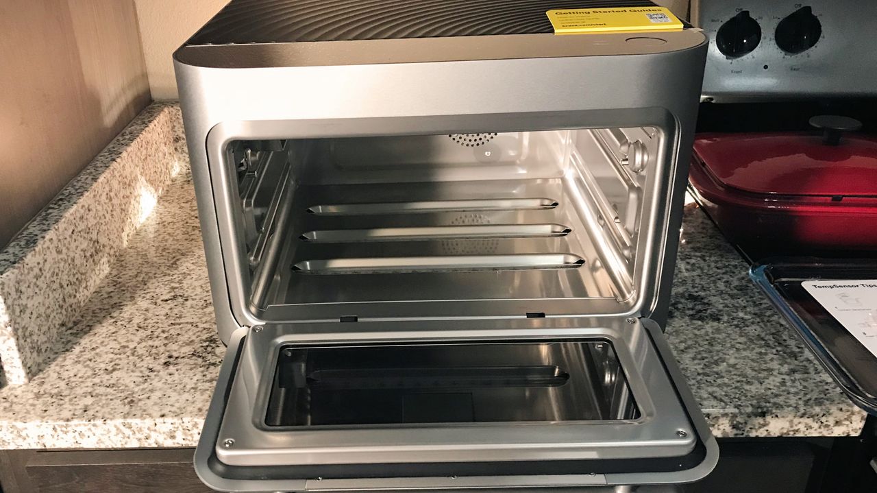 Brava Glass Oven being tested in writer's home