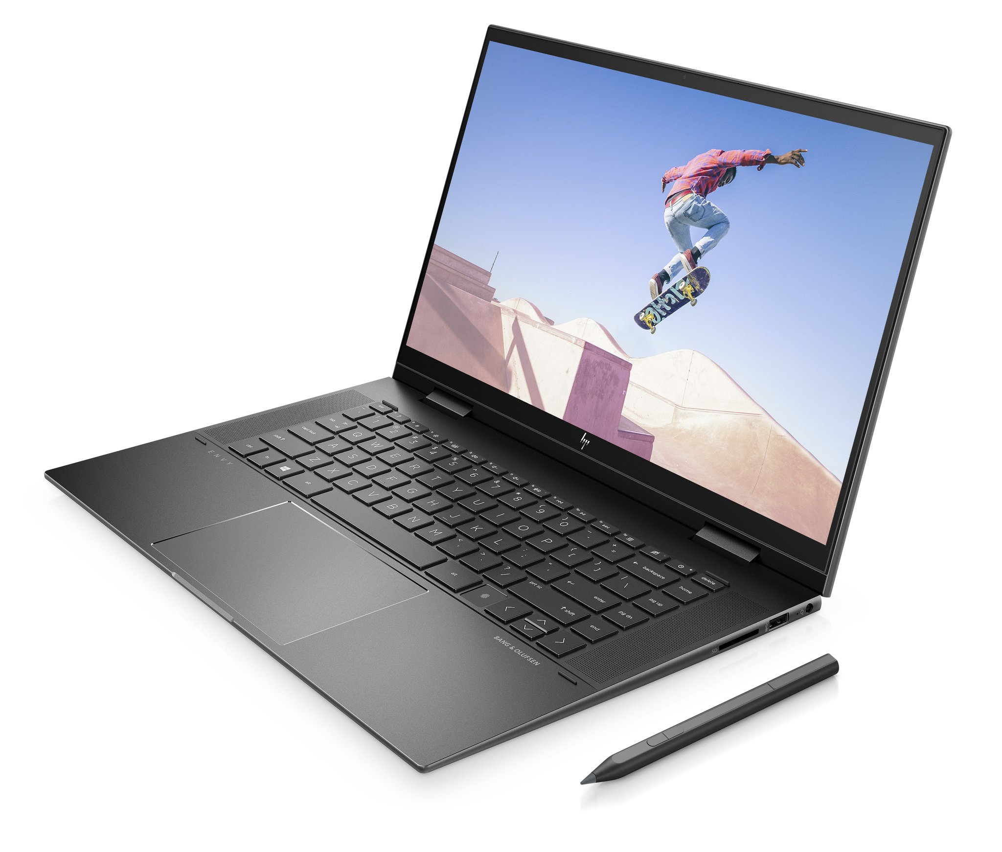 AMD HP ENVY X360 15 Nightfallblack With Pen Frontleft