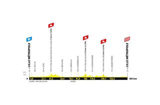 Tour de France 2025 stage 1 profile