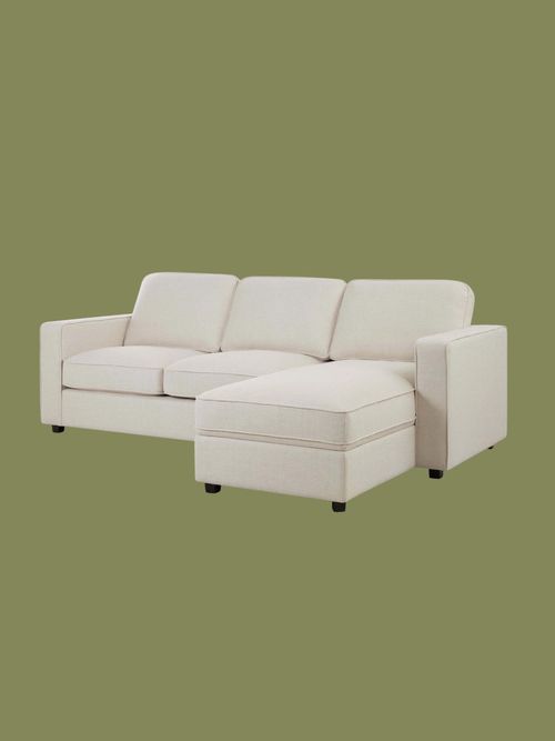 Soho Right Hand Storage Chaise Sofa - Beige