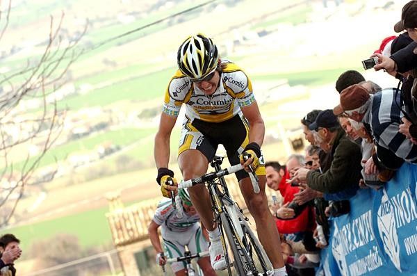 Thomas L&ouml;vkvist (Columbia-Highroad) showed he's in great form with third today.