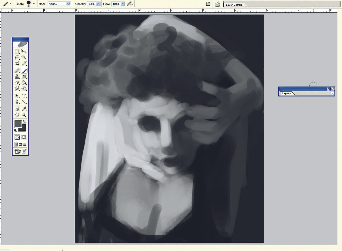 How to paint in greyscale for powerful, moody digital art | Creative Bloq