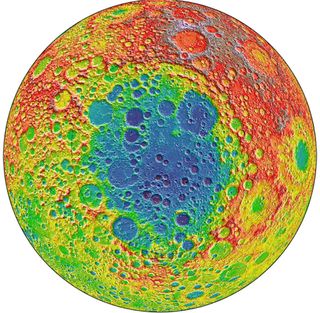 moon south pole aitken basin