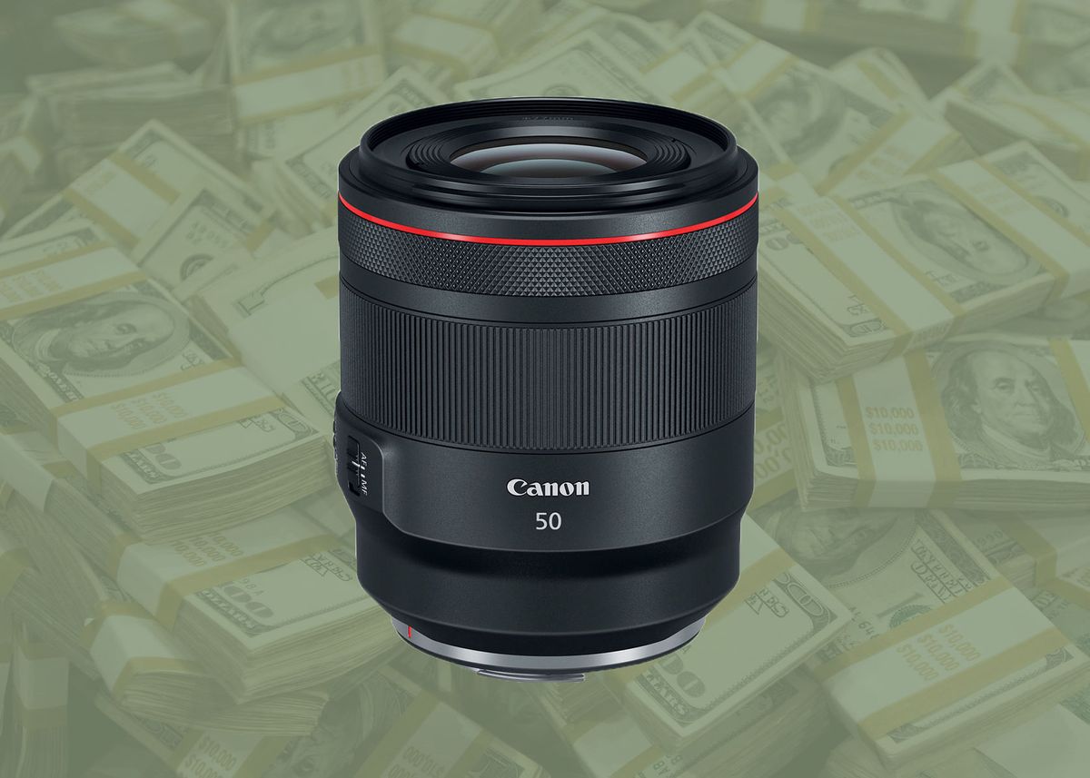 Get £320 double cashback on the Canon RF 50mm f/1.2L USM lens!