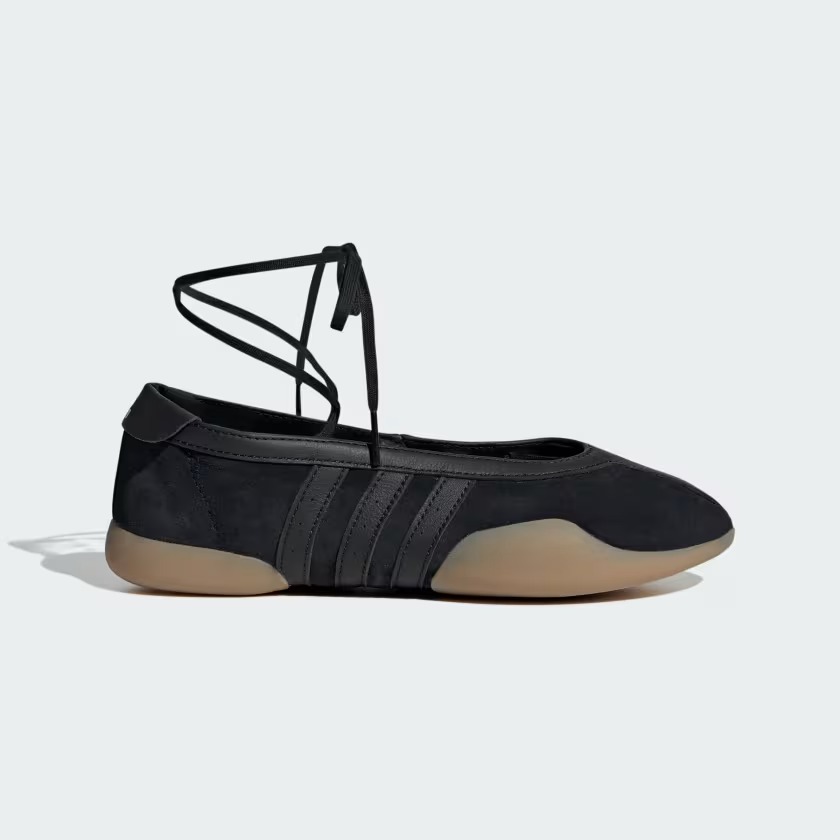 adidas black strappy sneaker flats