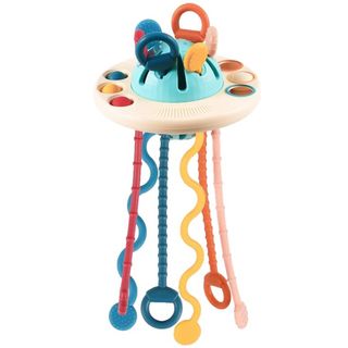 UFO Silicone Pull String Activity Toy