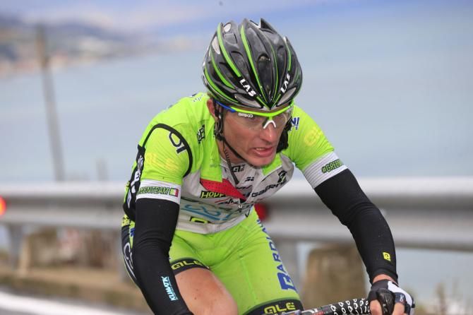 Enrico Battaglin (Bardiani - CSF) went on the attack