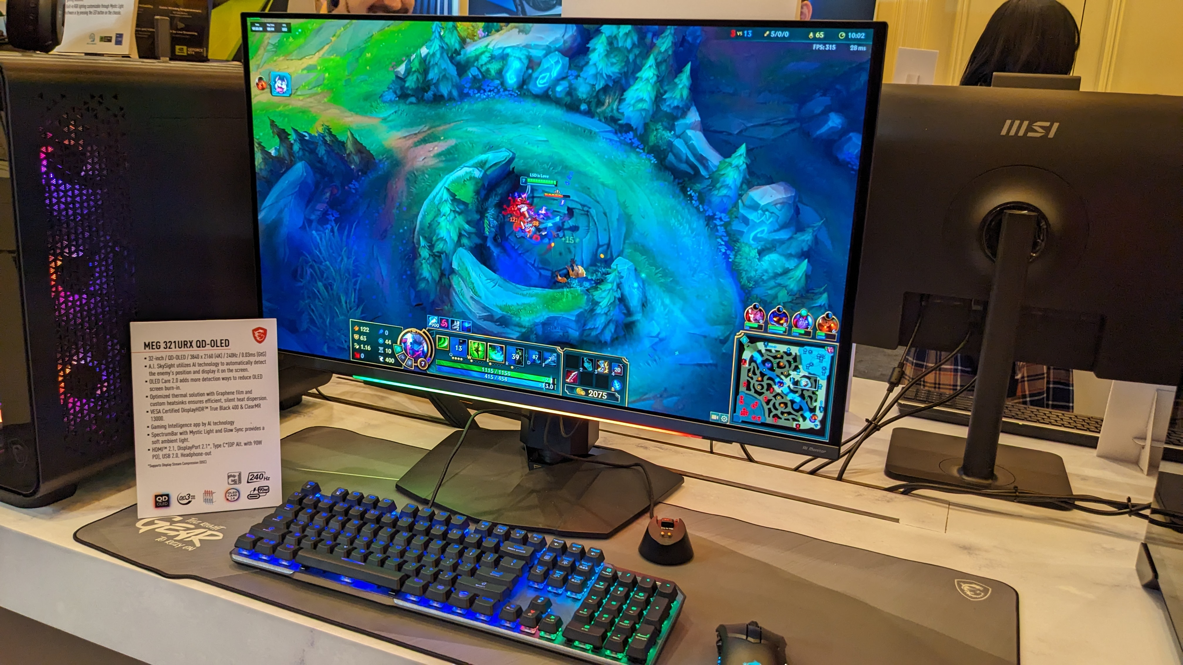 MSI's AI-powered gaming monitor helps you cheat at 'League of Legends,'  looks great doing it