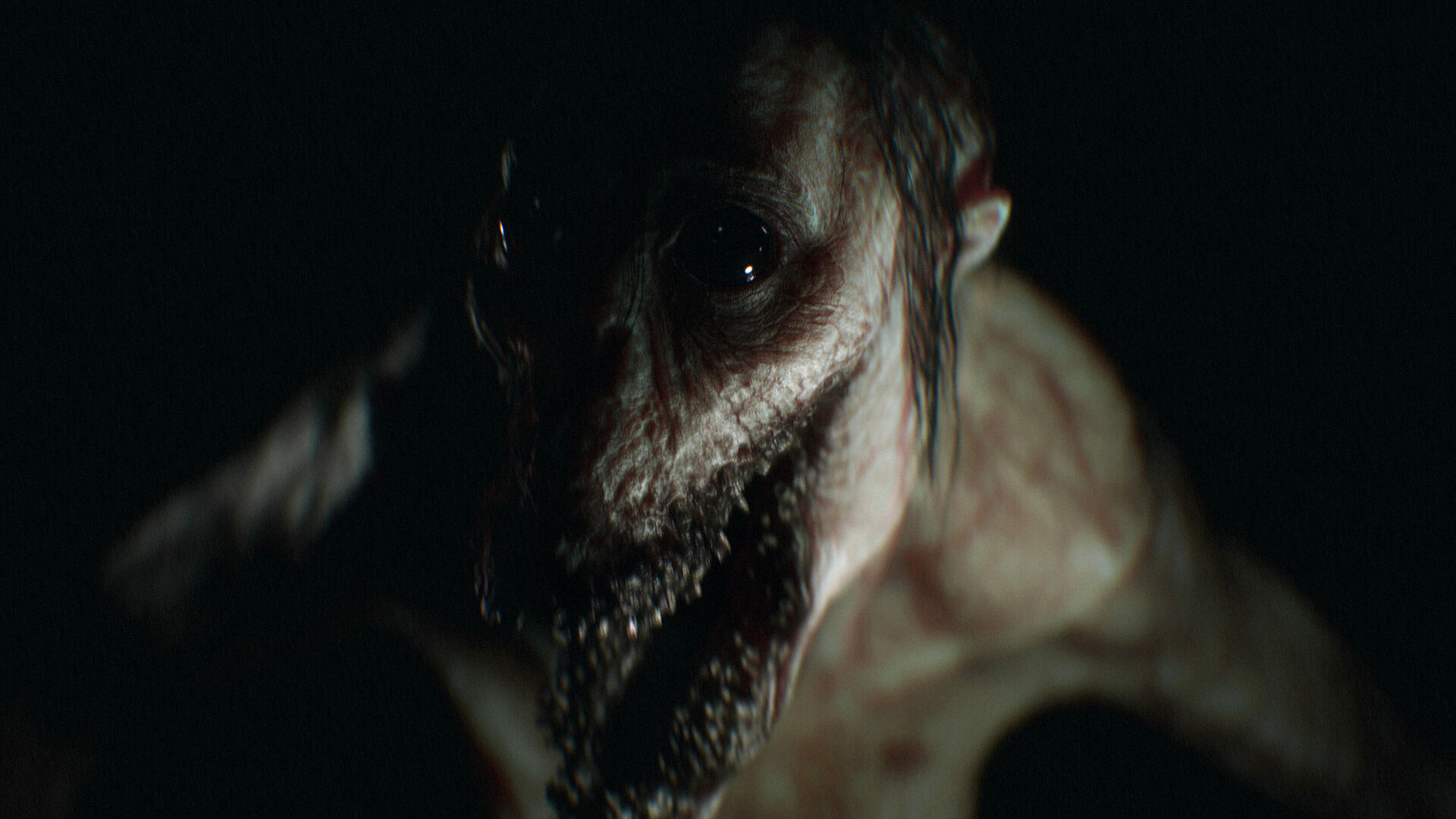 A monster with wide open mouth full of teeth from Ritual Tides