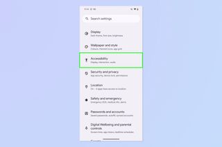 A screenshot showing how to enable Extra dim mode on Google Pixel