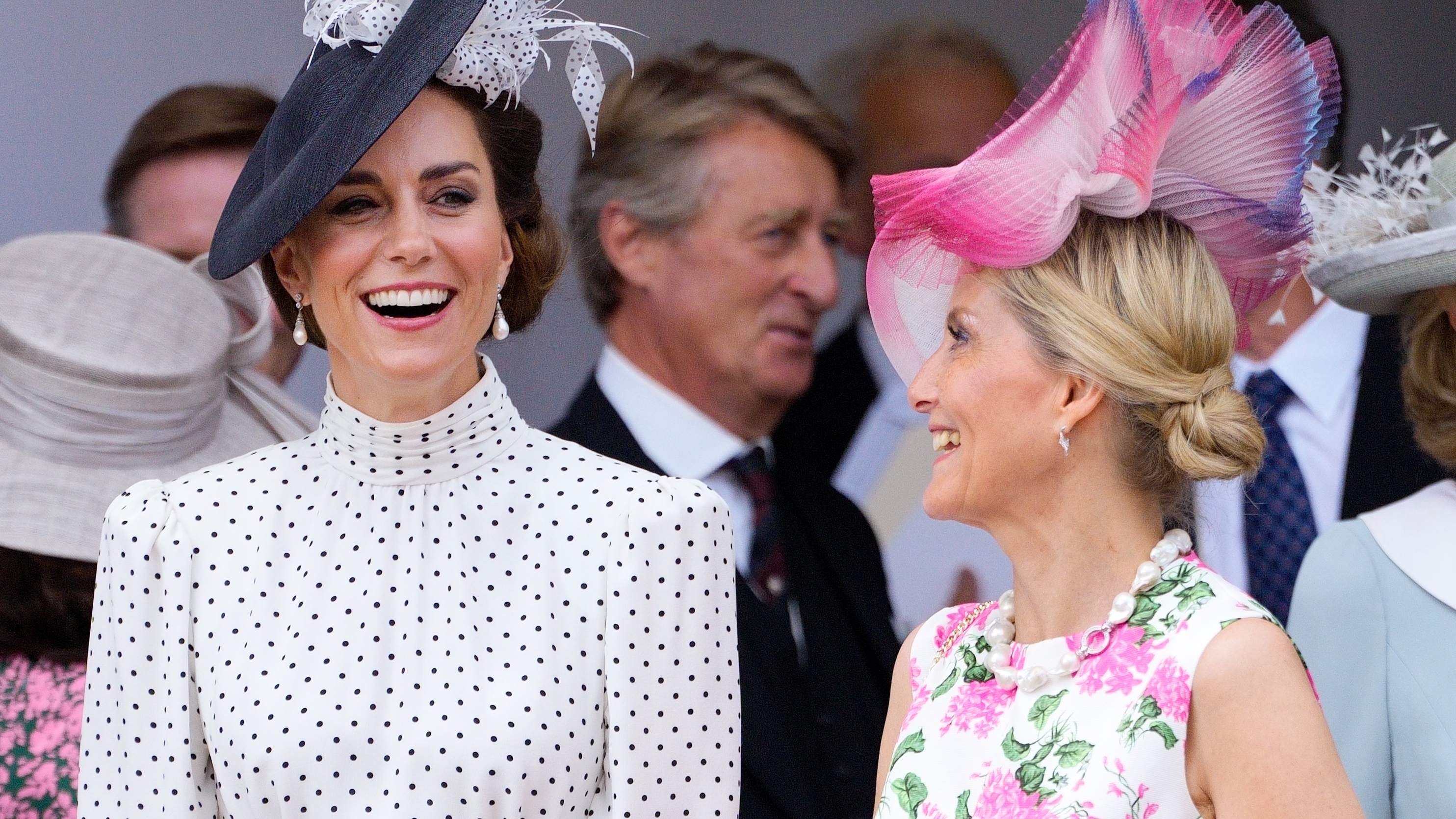 Catherine, Princess of Wales and Sophie, Duchess of Edinburgh attend The Order of The Garter service at St George&#039;s Chapel, Windsor Castle on June 19, 2023