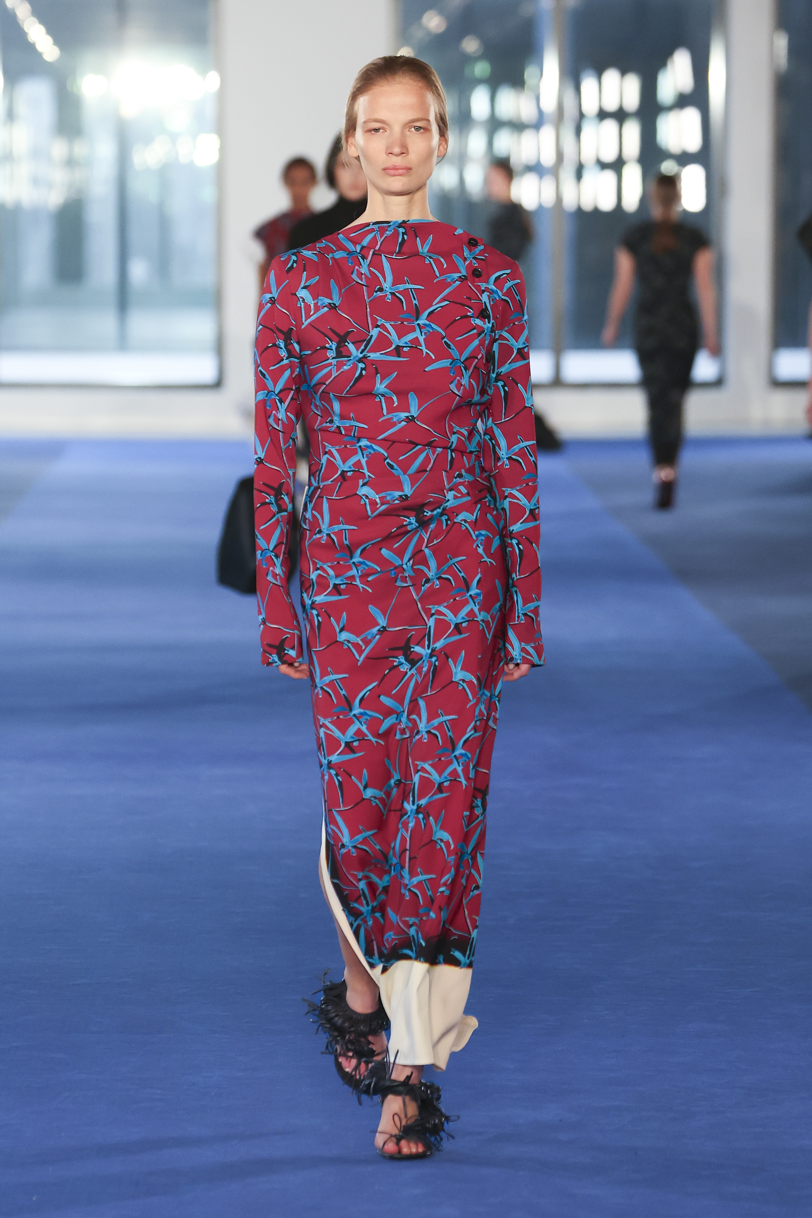 Proenza Schouler fall 2026 runway model.