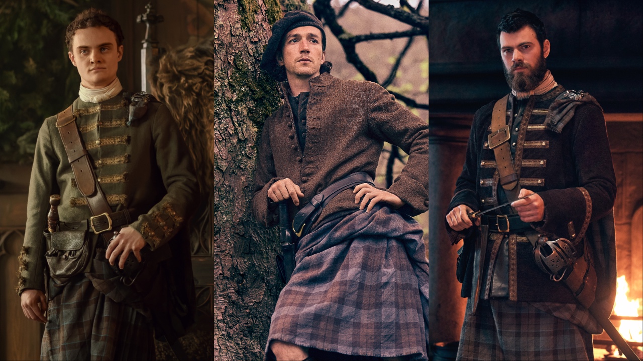 Colum, Murtagh, and Dougal in Outlander: Blood of My Blood Season 1