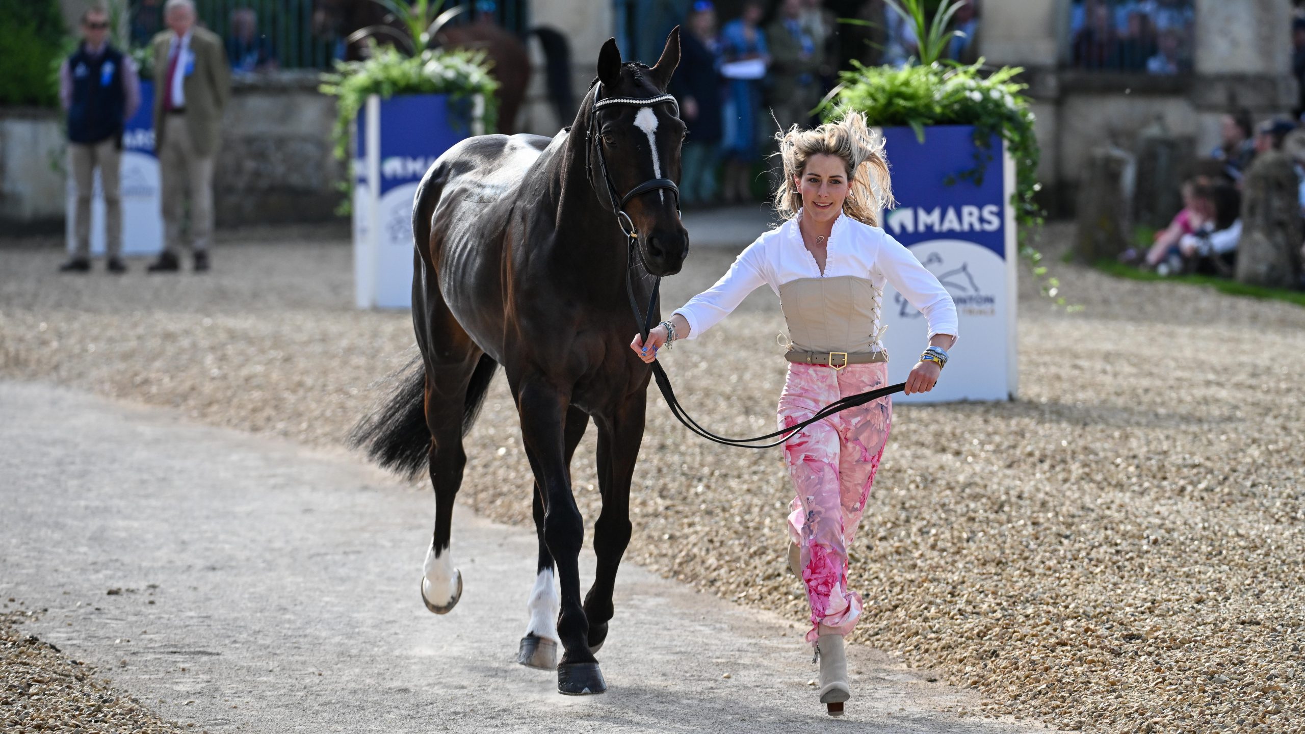 Badminton horse trials trot-up pictures: Helen Bates
