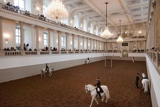 Vienna's Hofburg Palace houses the Spanish Riding School (Picture: Alamy)