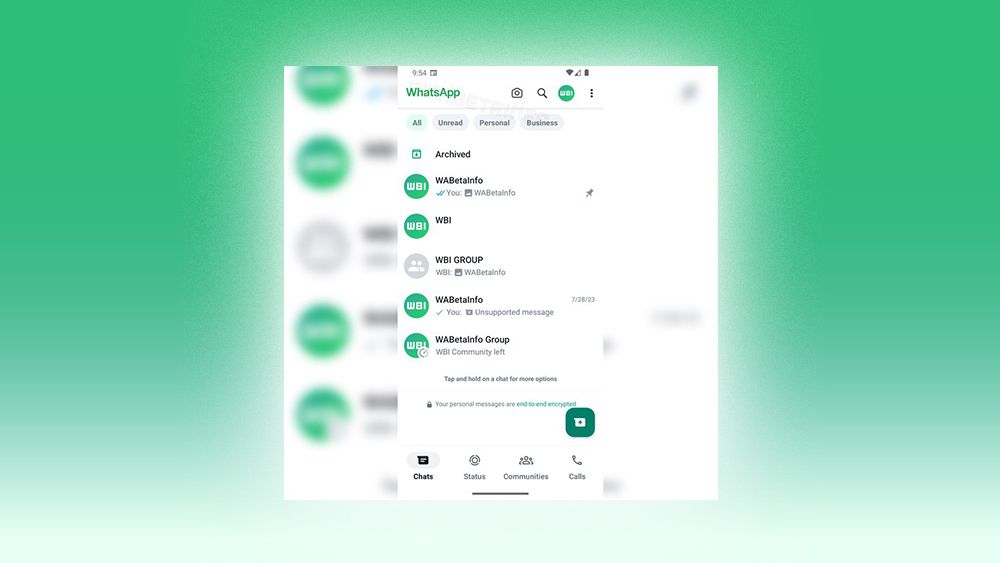 Whatsapp's new UI design looks super sleek