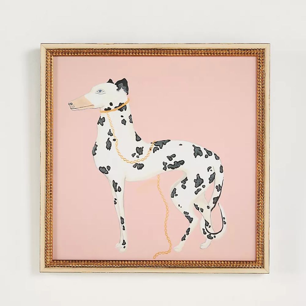 Harlequin on Pink Wall Art