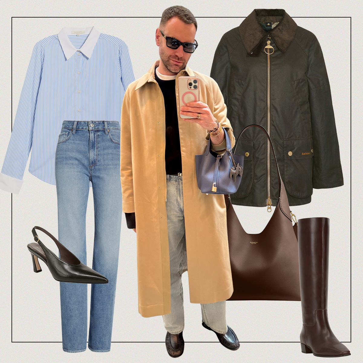 Collage of Nordstrom Fall Fashion Outfits