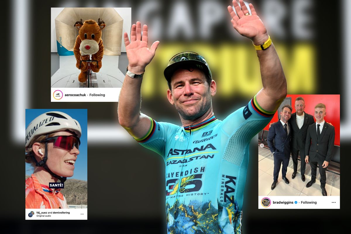 Tweets of the week: Mark Cavendish’s particular message, Demi Vollering learns French, and a reindeer enters the wind tunnel