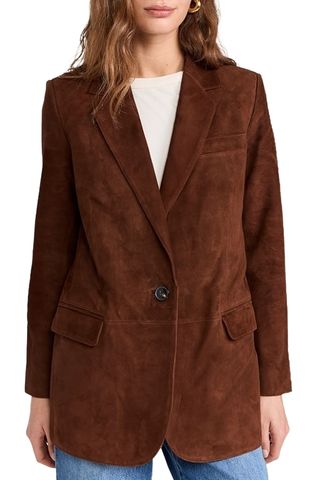 Madewell the Kline Blazer Suede