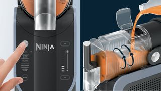 Ninja Slushi control panel and internal mechanics