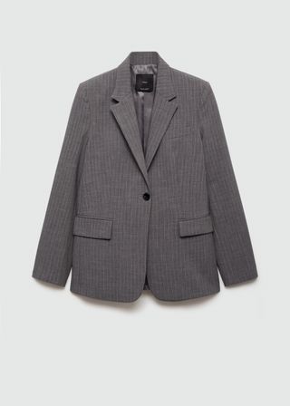 Pinstripe Suit Blazer