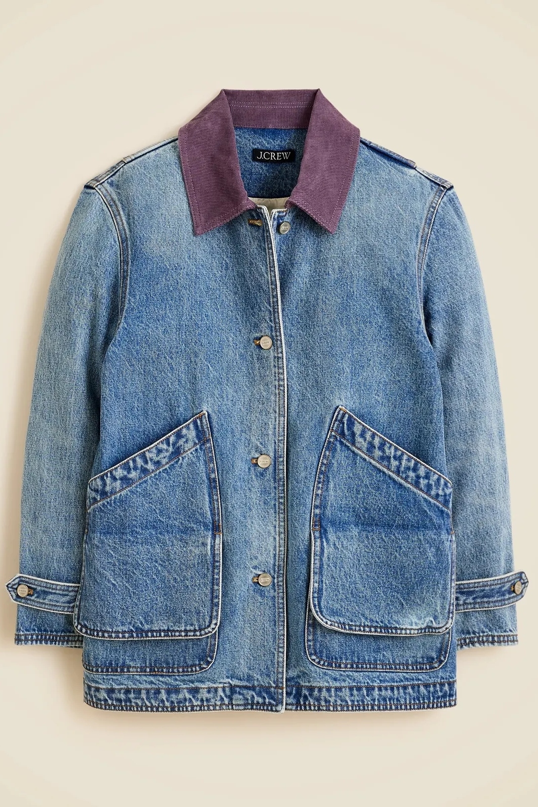 jcrew, Relaxed Barn Jacket&amp;trade; in Denim