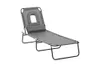 Outsunny Folding Sun Lounger with Reading Hole