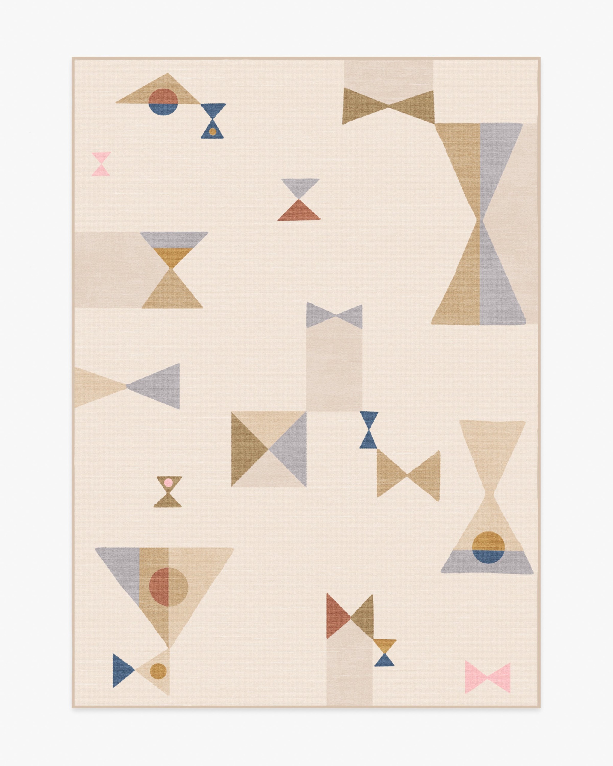 Bowtie Natural Rug by Jonathan Adler