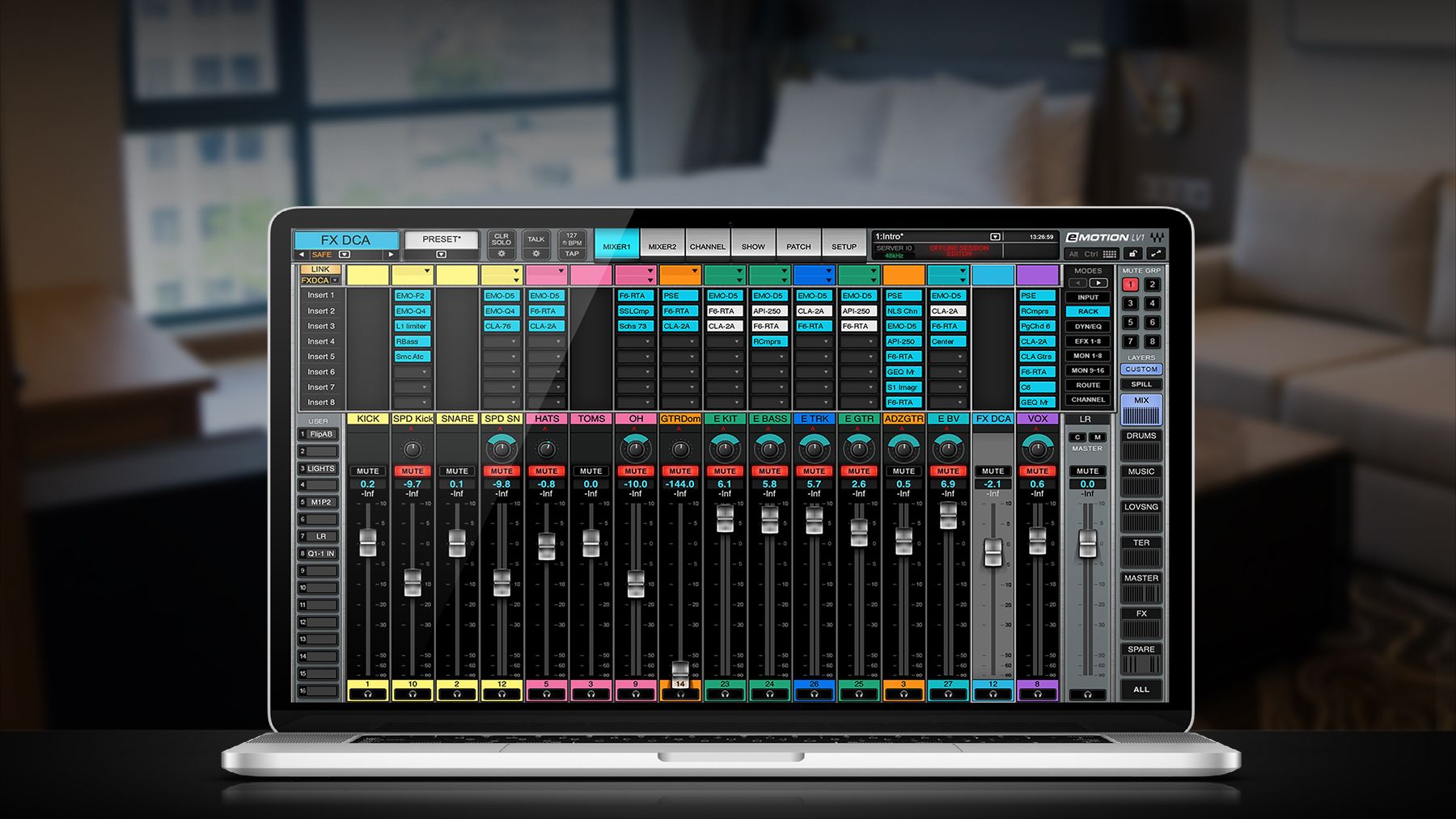 Wave Session Studio Introducing the Waves eMotion LV1 Session Editor | AVNetwork