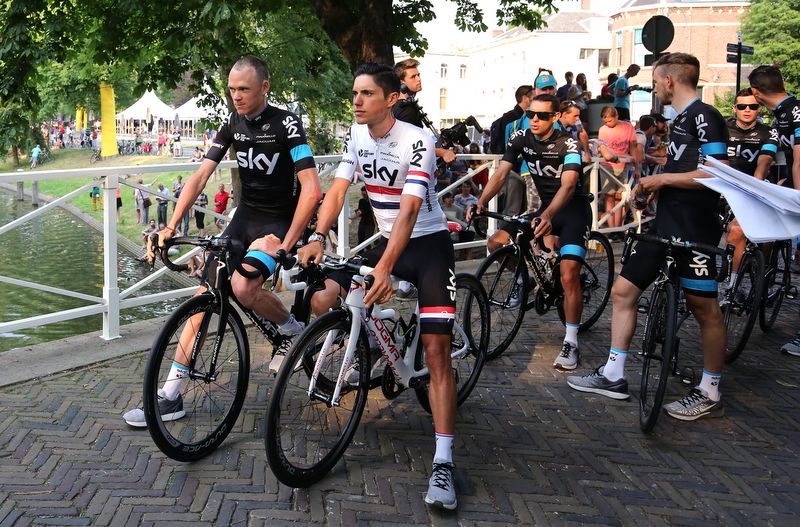 Chris Froome and Peter Kennaugh (Team Sky)