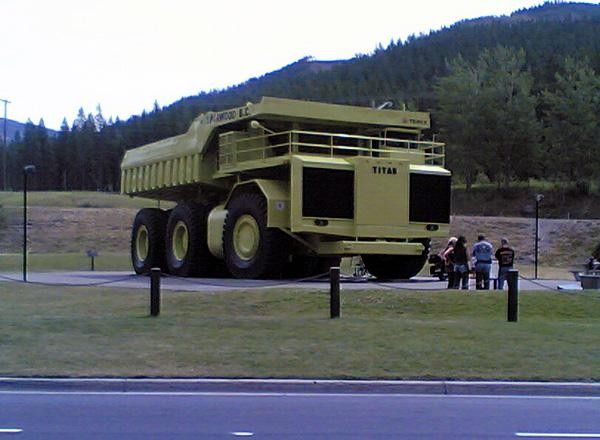 The world's biggest truck in Sparwood BC