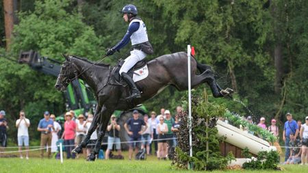 Pictured British rider Harry Horton and Cooley With Ambition in the CCI5* Luhm&uuml;hlen Horse Trials.