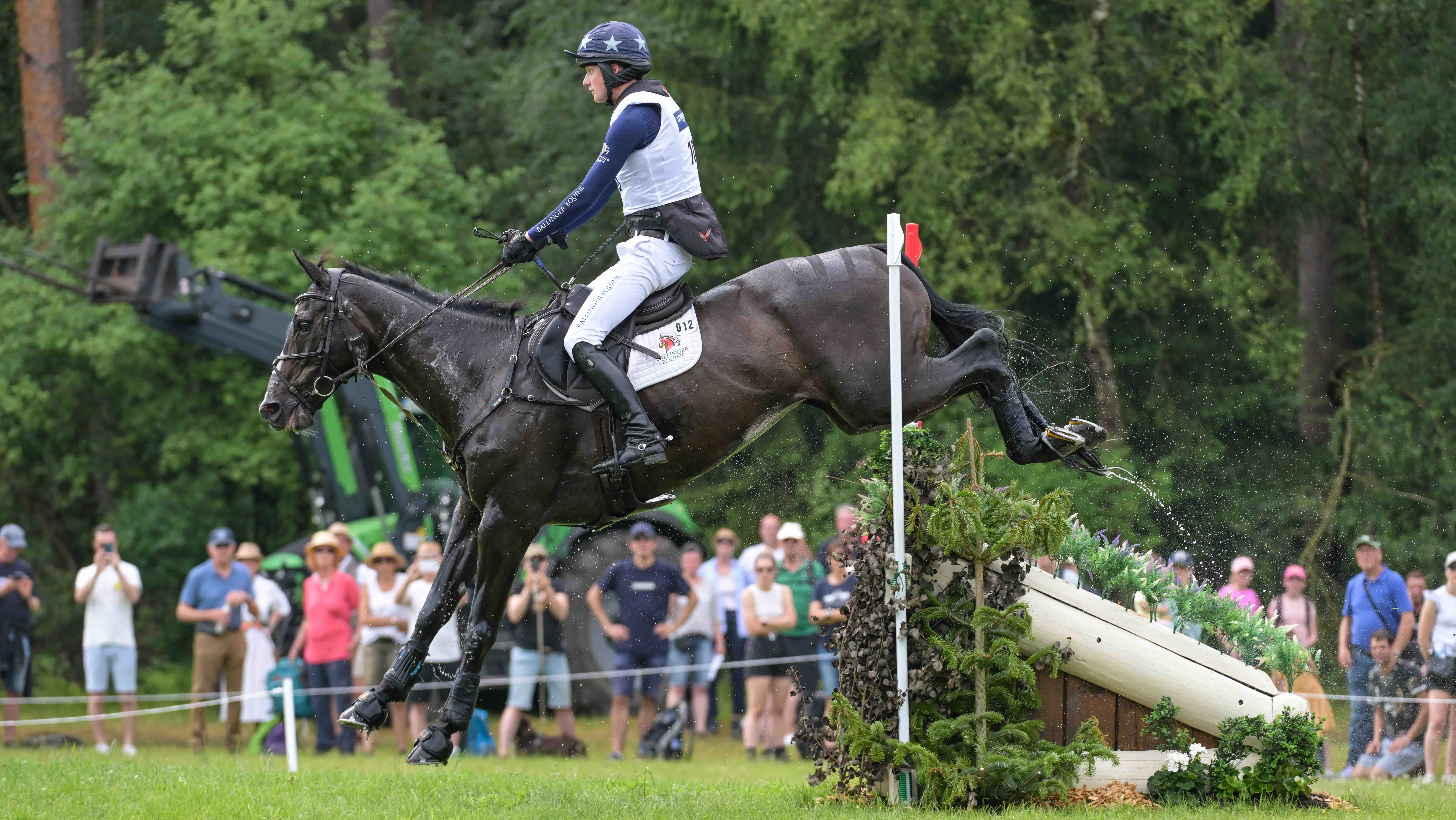 Pictured British rider Harry Horton and Cooley With Ambition in the CCI5* Luhm&uuml;hlen Horse Trials.