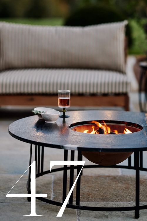Grannus Fire Pit in Ebony