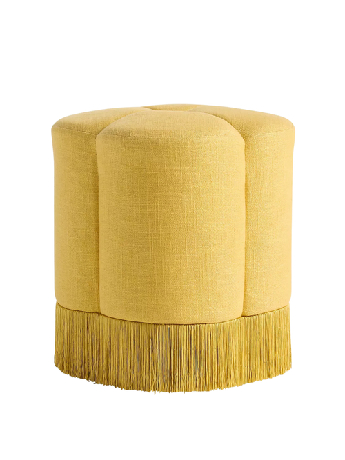 Sinclair Fringe Clover Ottoman