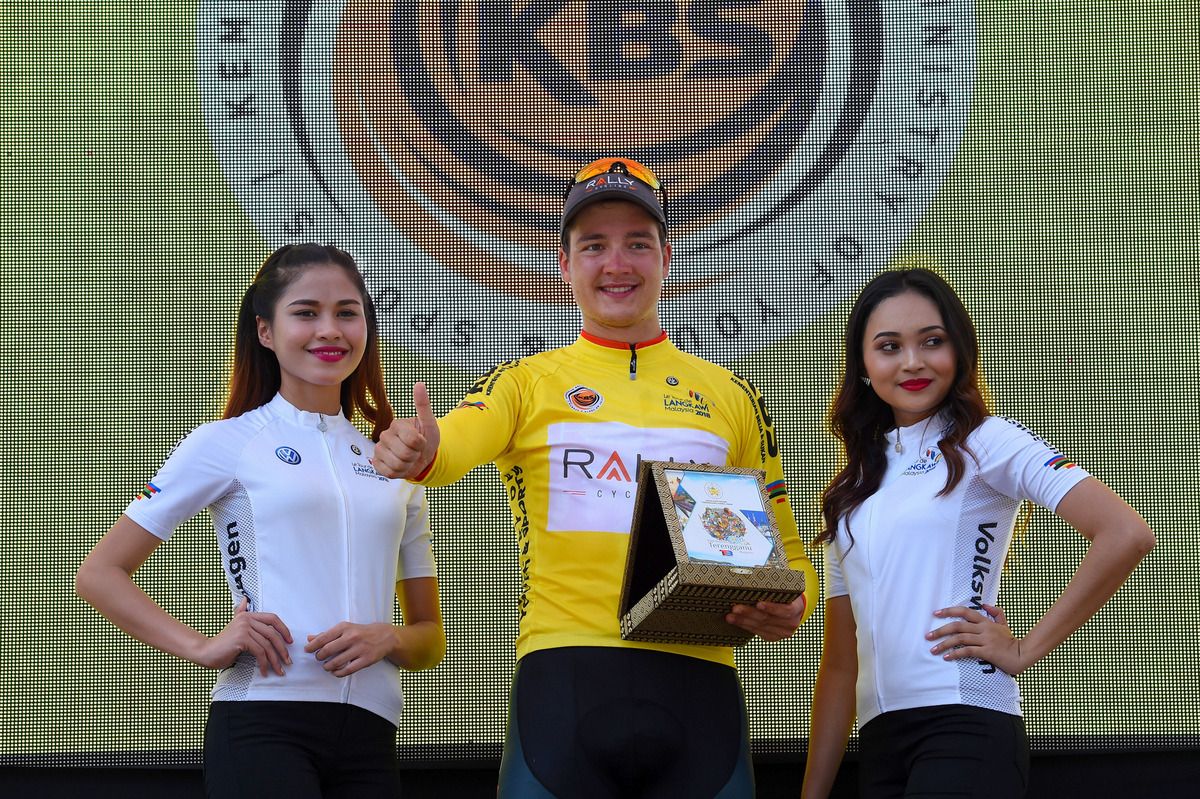 New race leader Adam De Vos (Rally Cycling)