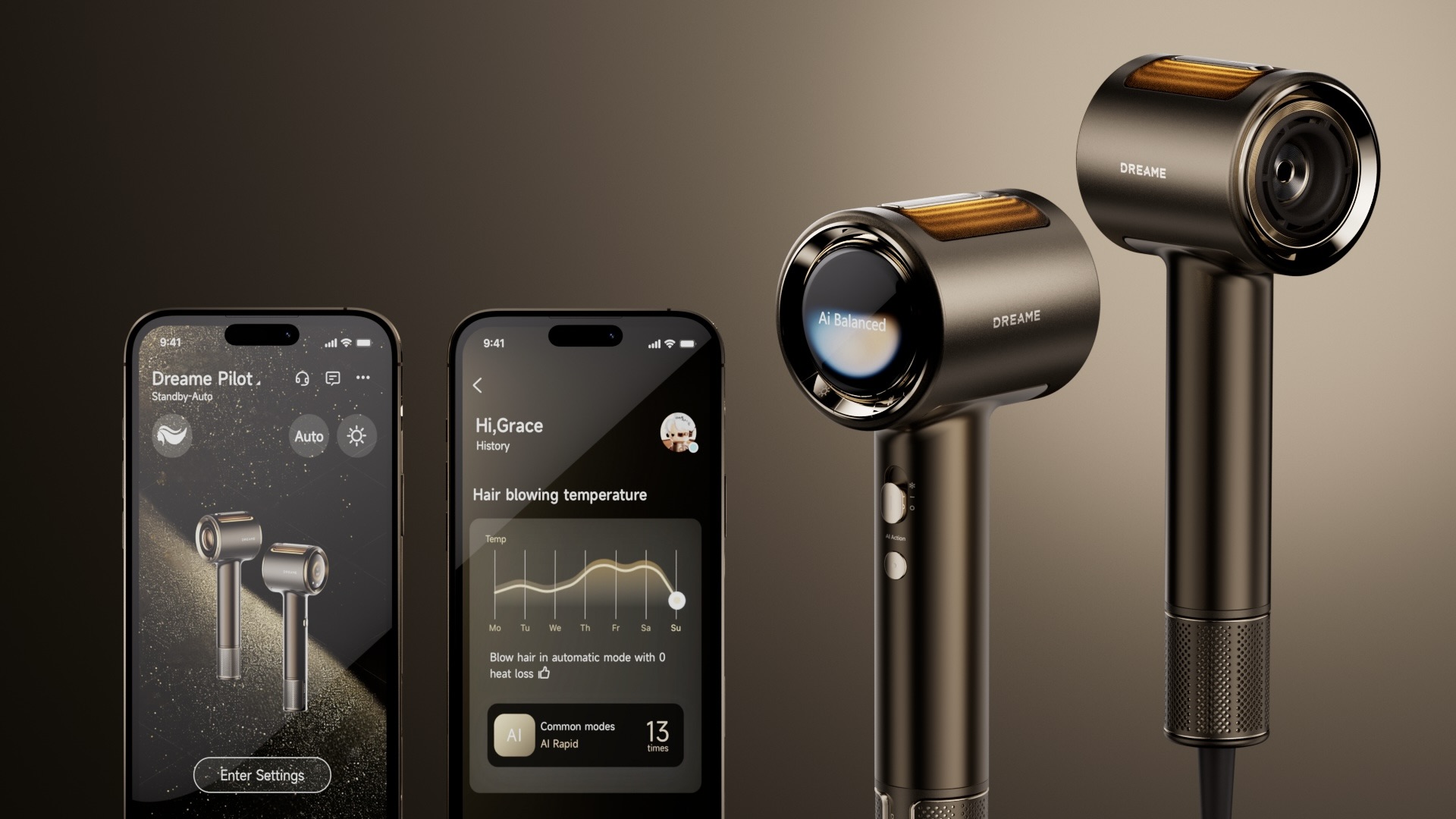 Dreame Pilot 20 AI Intelligent Hair Dryer